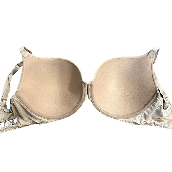 Victoria’s Secret Perfect Shape Bra Womens Padded Full Coverage Beige 34DD - Picture 5 of 8
